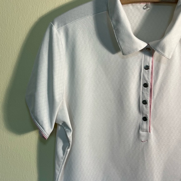 NIKE GOLF LADIES WHITE POLO SZ M - Picture 3 of 7